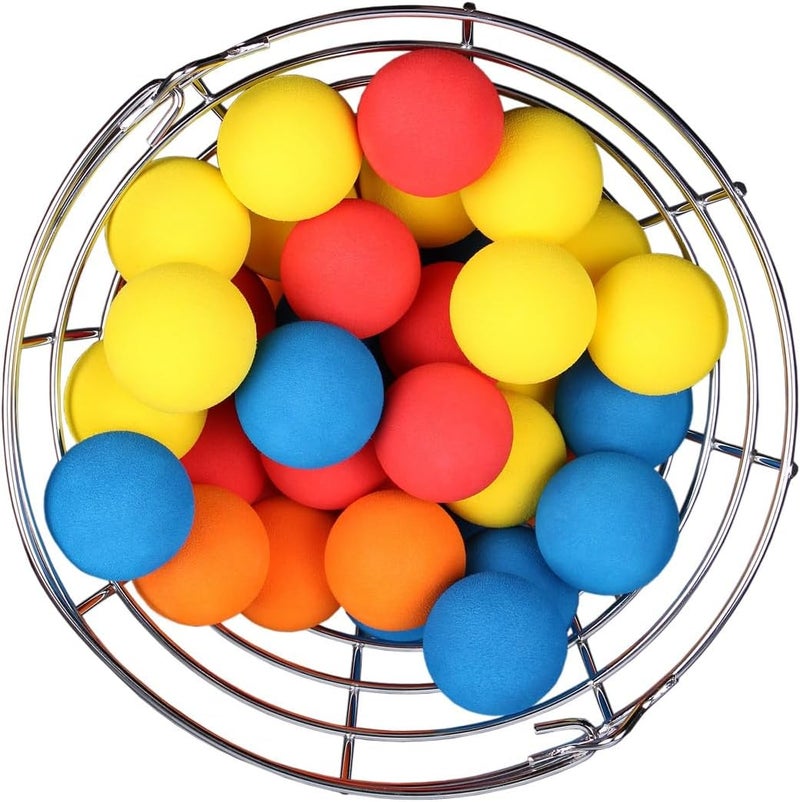 Intech 48 Multi-Color Foam Golf Balls with Metal Range Basket, Soft Limited Flight Practice Golf Balls for Backyard or Indoor Use - Image 4